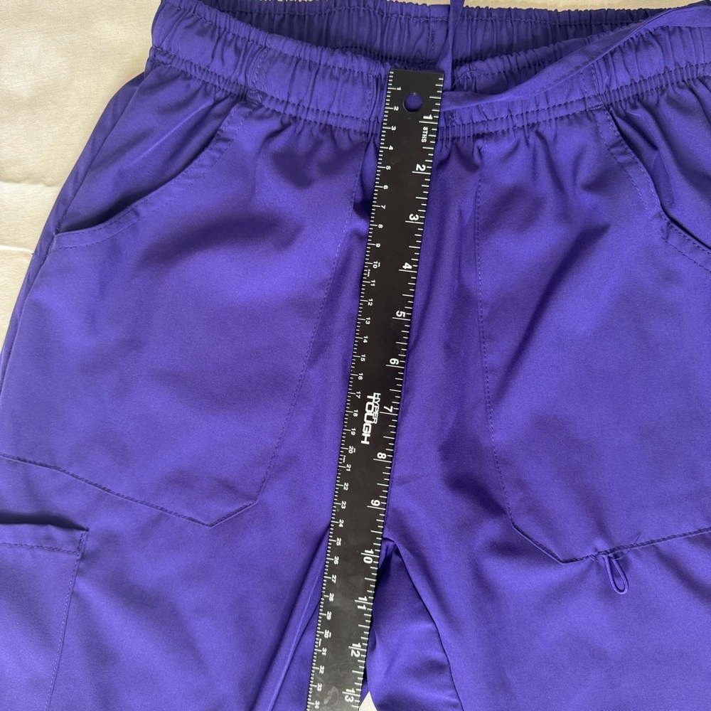 Hey Medical Uniform Scrub Pants Purple Style H3124 Size XS - Picture 8 of 9